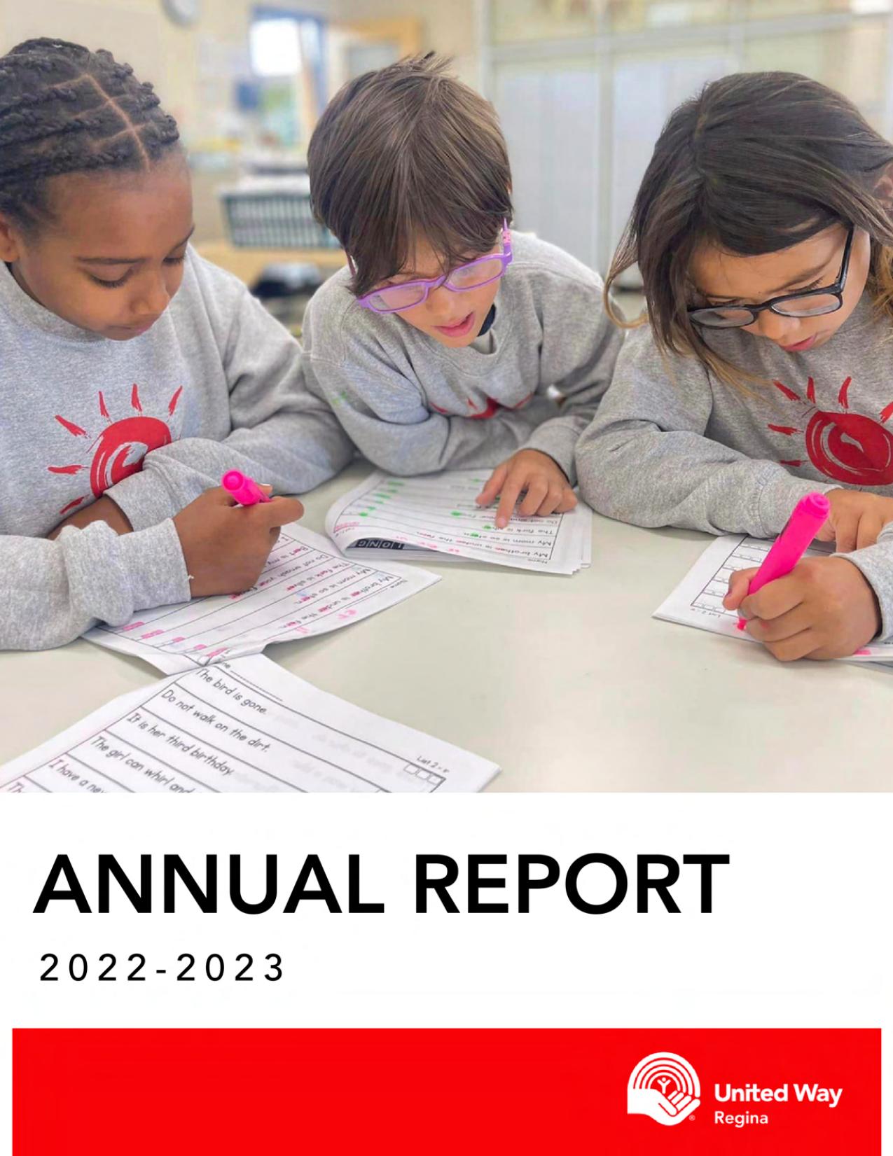 UNITEDWAYREGINA 2023 Annual Report
