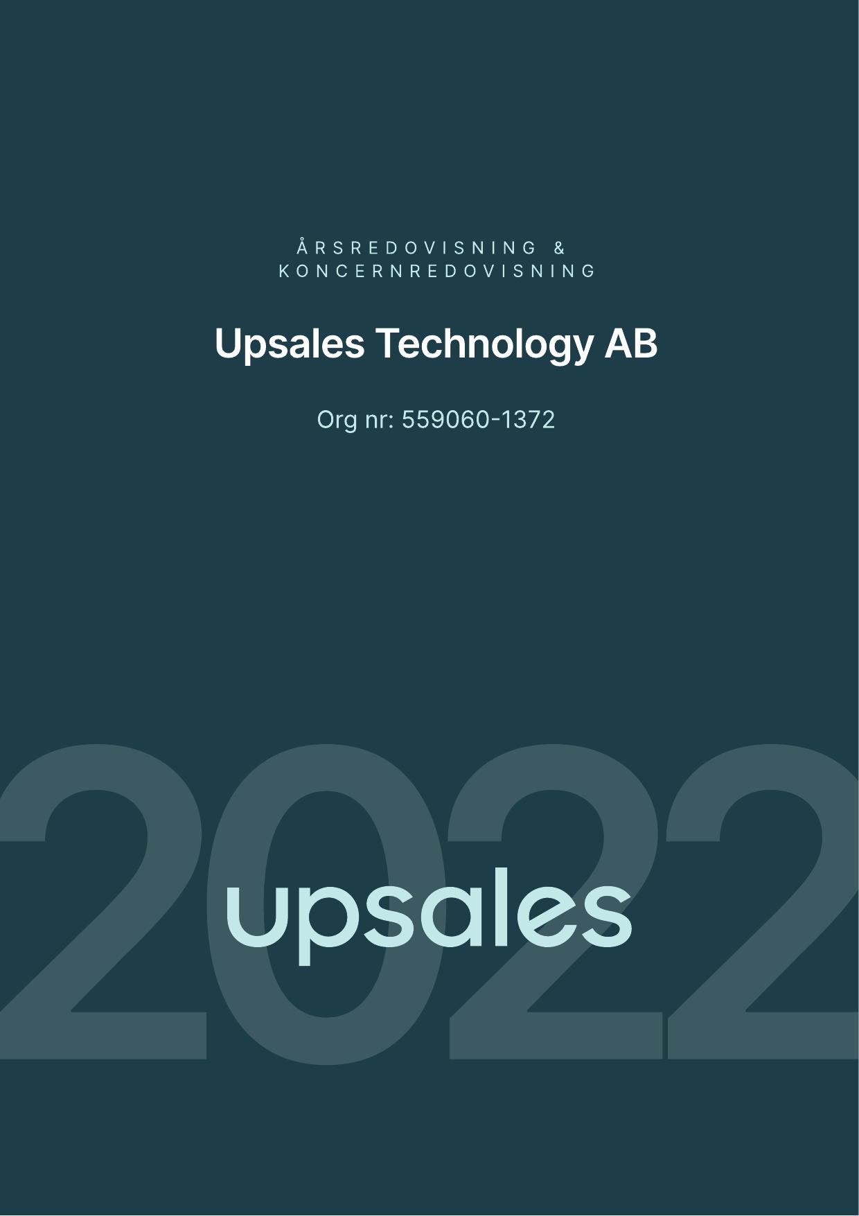 UPSALES 2022 Annual Report