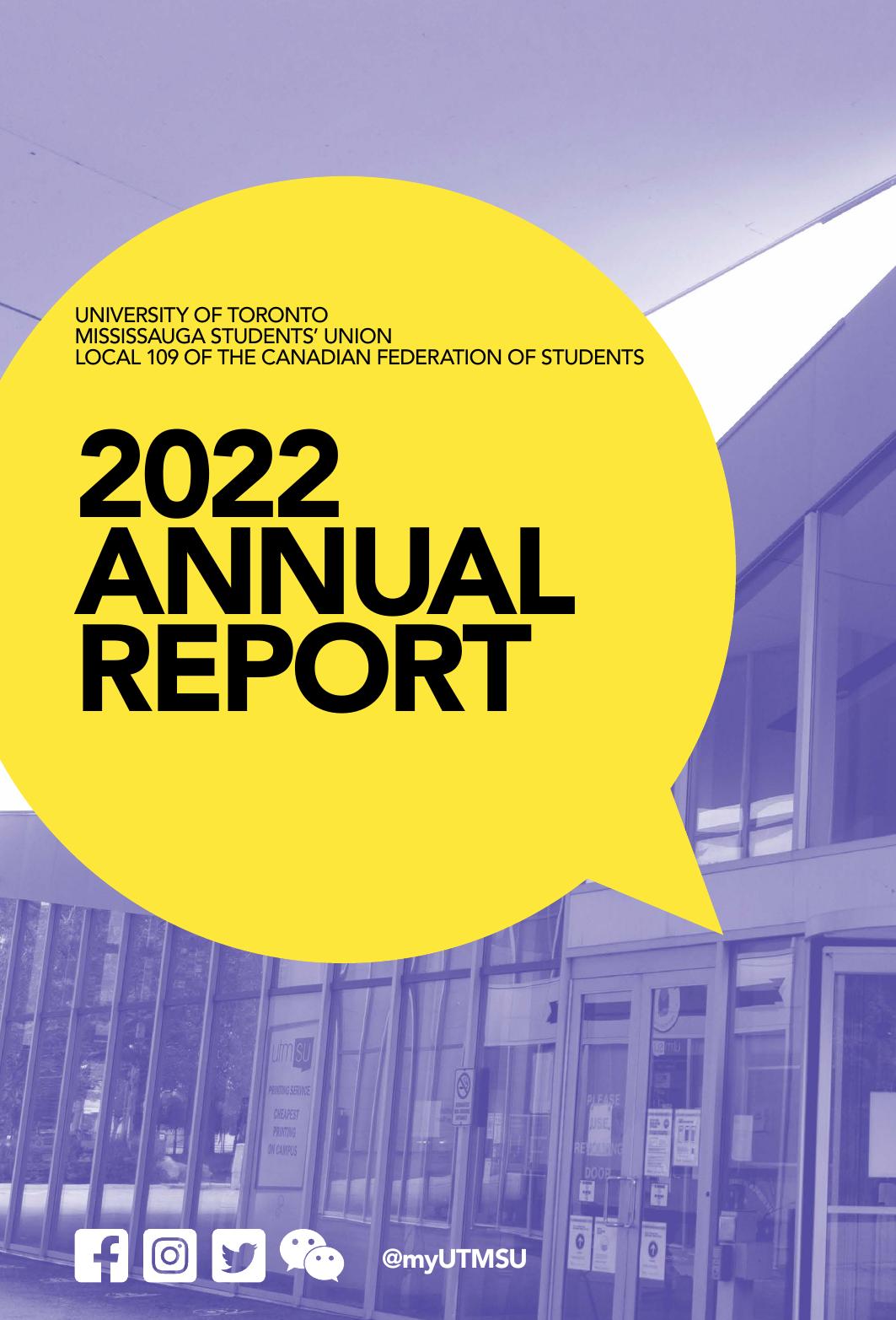 UTMSU 2023 Annual Report