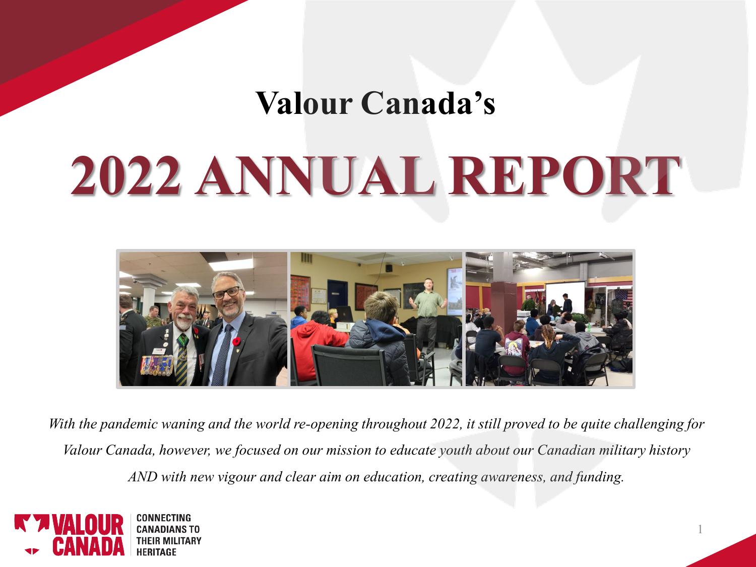 VALOURCANADA 2023 Annual Report