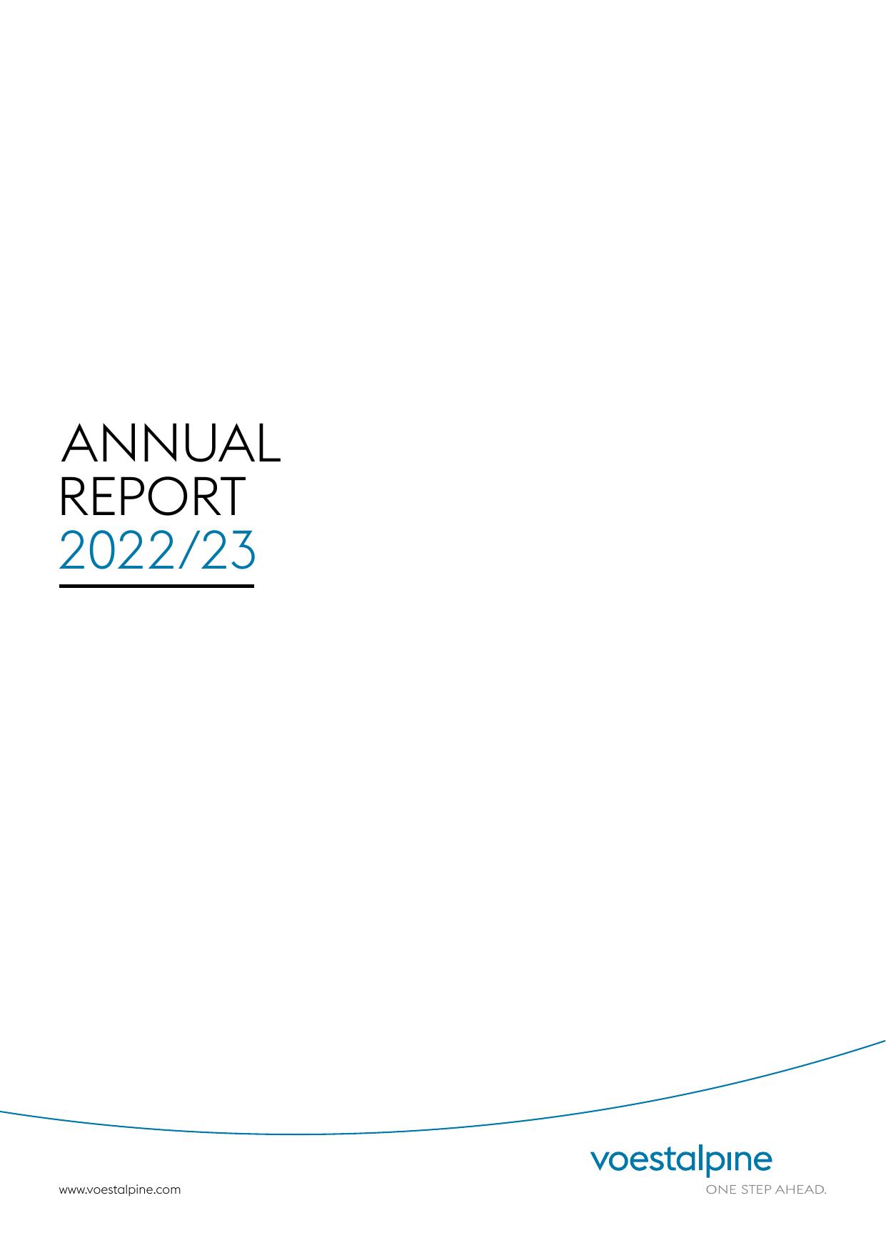 VOESTALPINE 2022 Annual Report