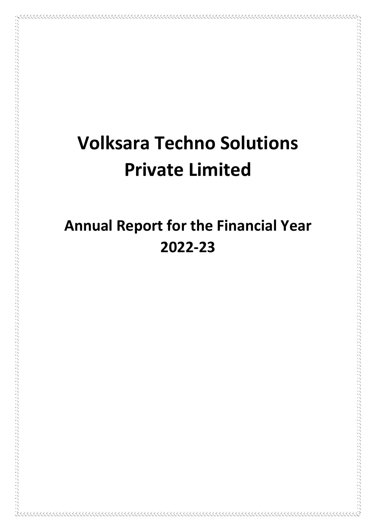 VOLKSARA 2023 Annual Report