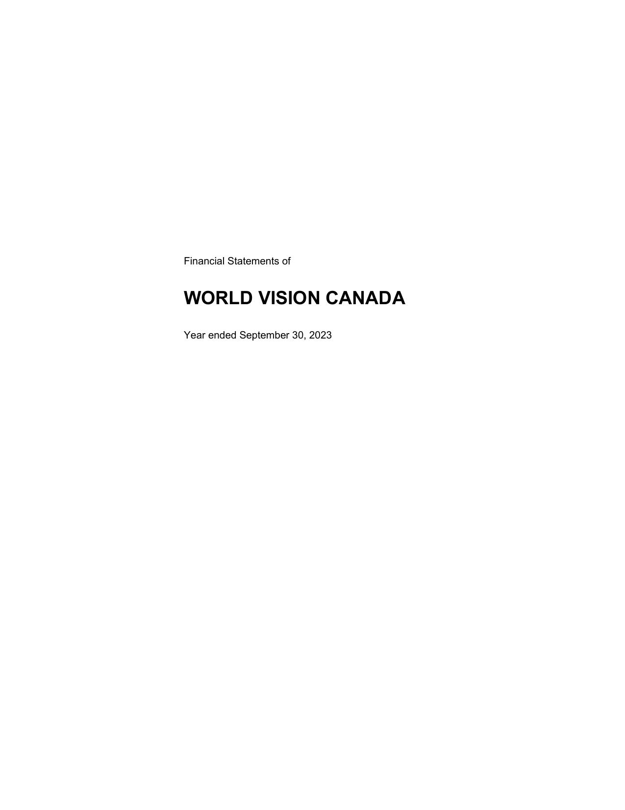 WORLDVISION 2023 Annual Report