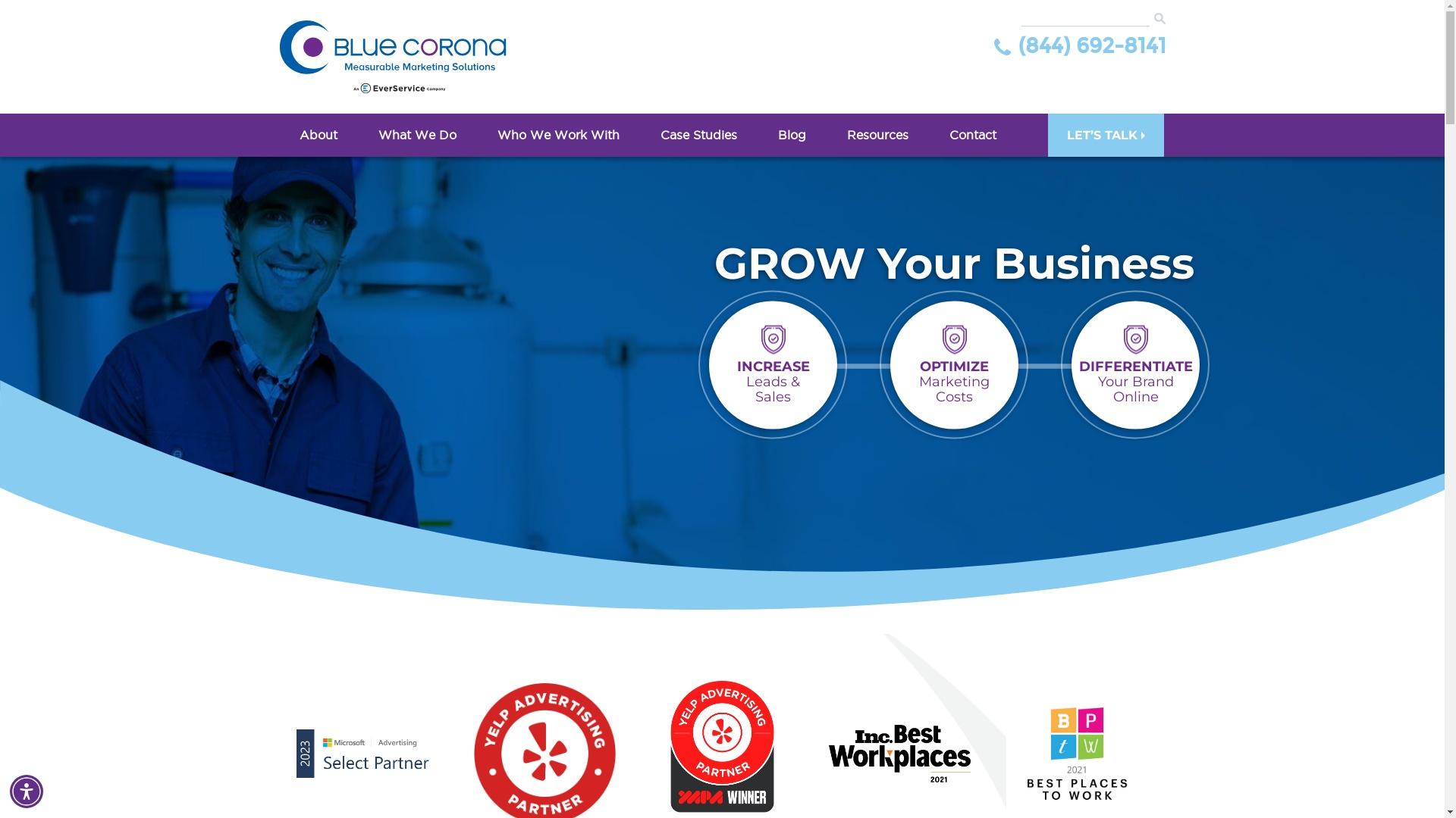bluecorona.com profile