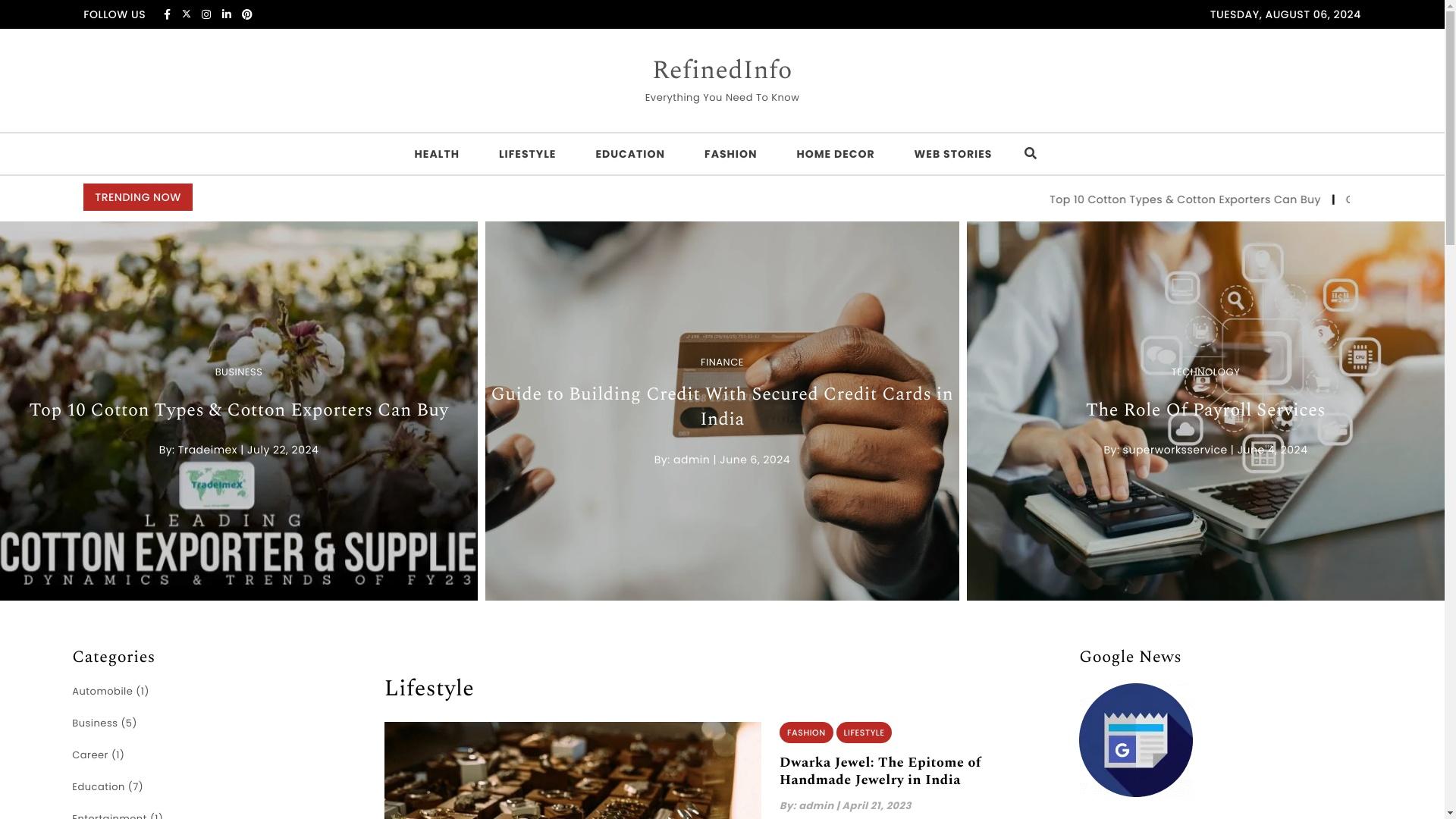 refinedinfo.com profile